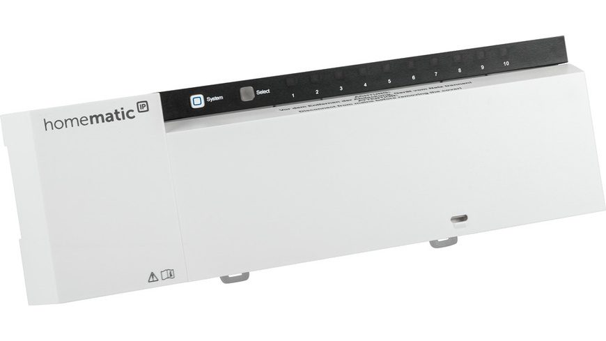 Homematic IP Wired Smart Home Fußbodenheizungscontroller ? 10 Kanäle, 230 V, HmIPW-FAL230-C10
