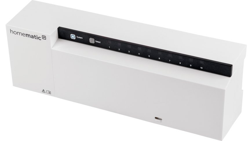 Homematic IP Wired Smart Home Fußbodenheizungscontroller ? 10 Kanäle, 24 V, HmIPW-FAL24-C10
