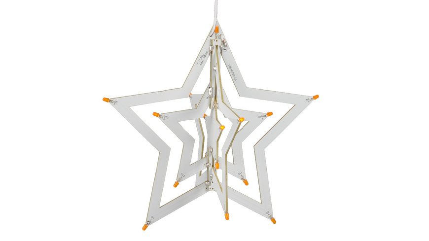 ELV Bausatz LED-Weihnachtsstern 2, LED-WS2