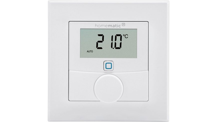 Homematic IP Wired Smart Home Wandthermostat mit Luftfeuchtigkeitssensor, HmIPW-WTH