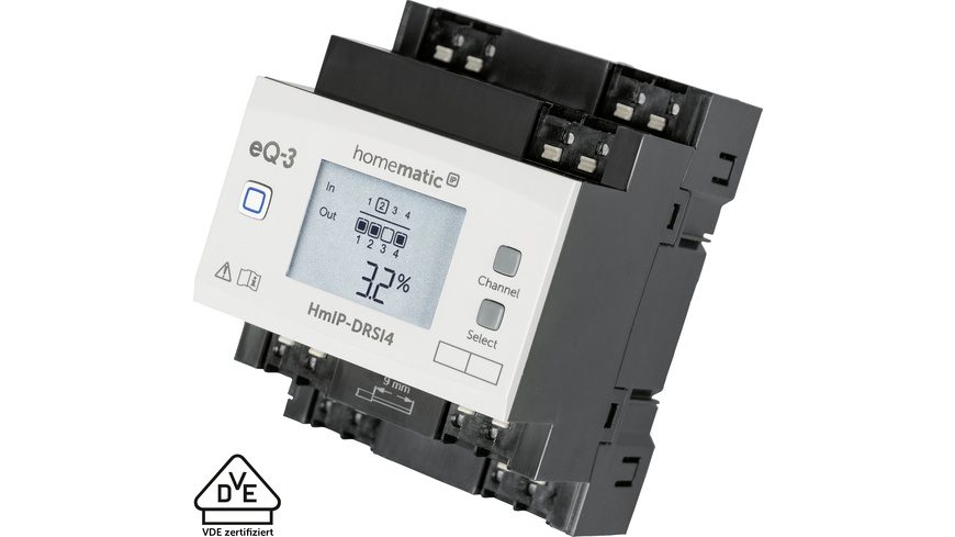 Homematic IP Funk Schaltaktor HmIP-DRSI4