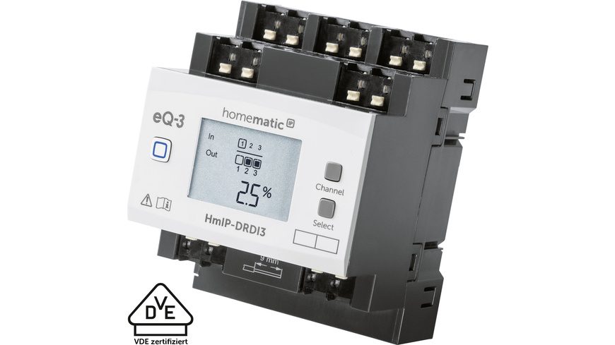 Homematic IP Funk Dimmaktor HmIP-DRDI3
