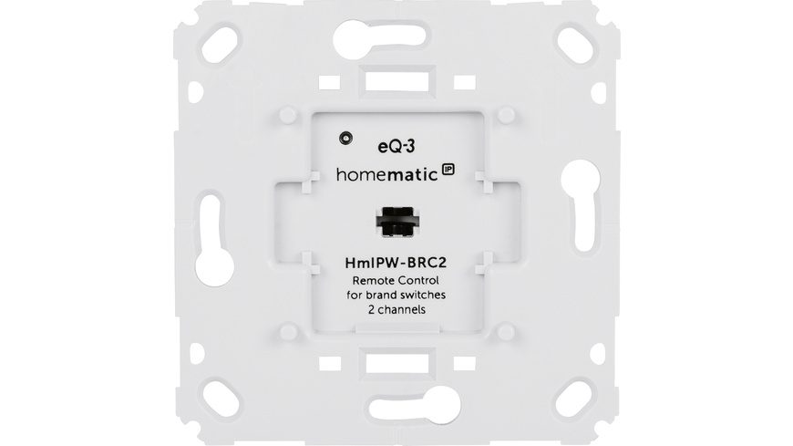 Homematic IP Wired Smart Home Wandtaster für Markenschalter ? 2-fach, HmIPW-BRC2