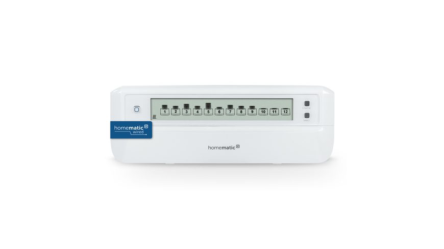 Homematic IP Wired Smart Home Fußbodenheizungscontroller ? 12 Kanäle, motorisch, HmIPW-FALMOT-C12