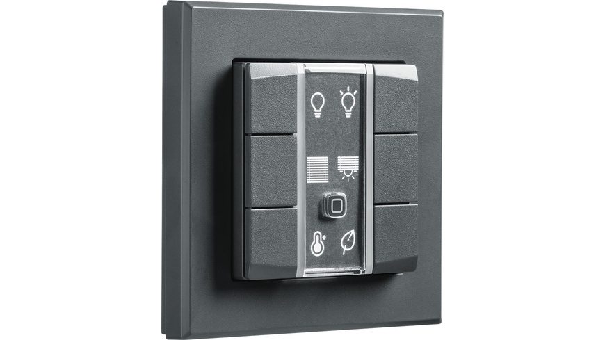 Homematic IP Wired Smart Home Wandtaster ? 6-fach, anthrazit, HmIPW-WRC6-A