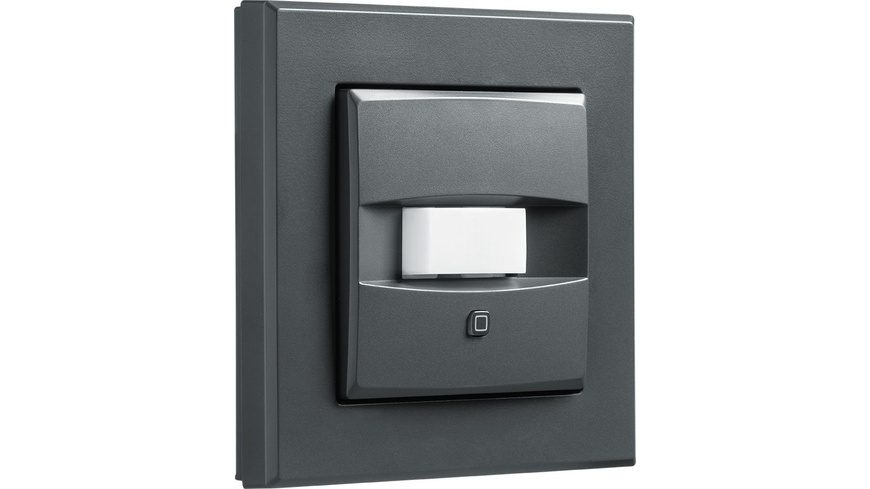 Homematic IP Wired Smart Home Bewegungsmelder für 55er Rahmen ? innen, anthrazit, HmIPW-SMI55-A