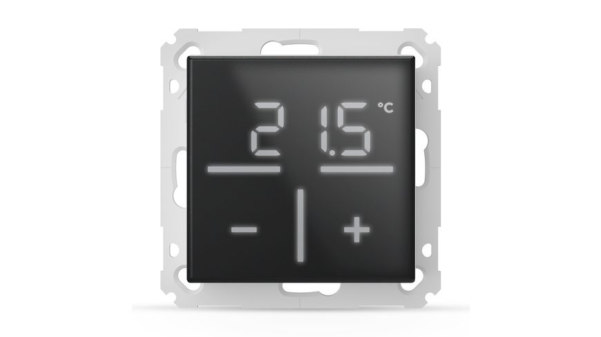 Homematic IP Wandthermostat IP Funk Glas-Wandthermostat mit CO2-Sensor