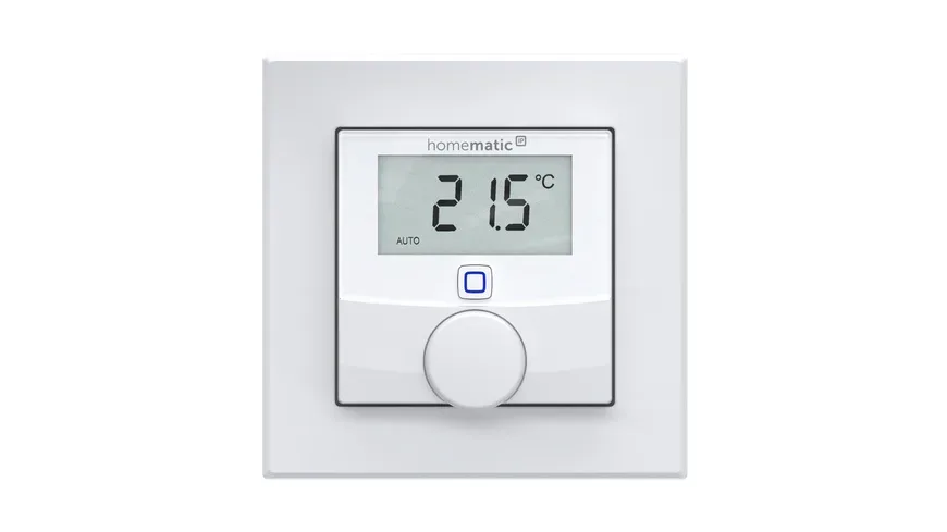 Homematic IP Smart Home Wandthermostat mit Luftfeuchtigkeitssensor, HmIP-WTH-3