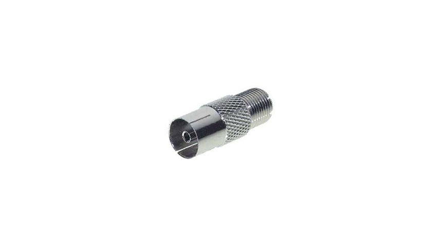 Adapter F-Buchse auf Koaxial-Buchse