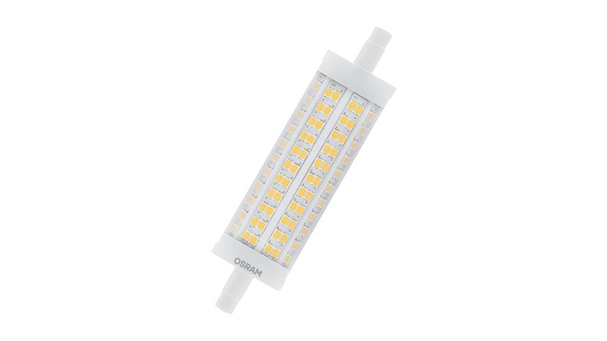OSRAM HOMELIGHTING 4058075432574 LED EEK E (A - G) R7s Kolbenform 18.2 W = 150 W Warmweiß (Ø x L) 28 mm x 118 mm 1 St.