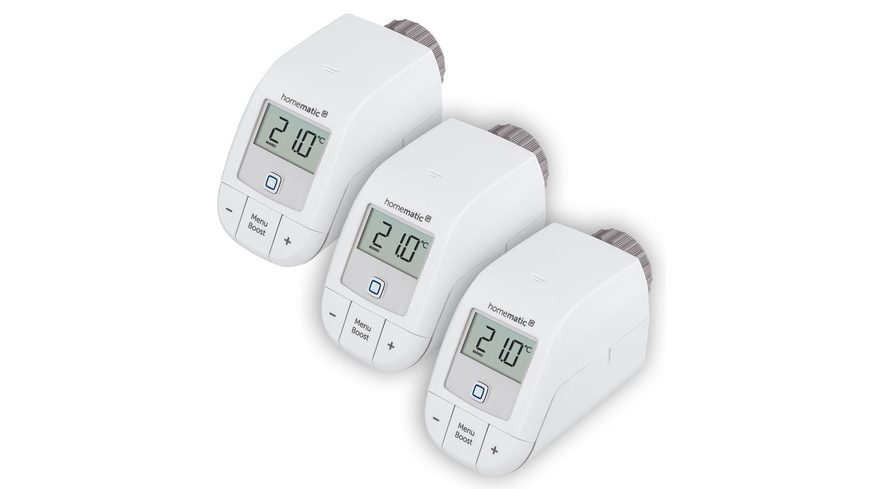 Homematic IP Smart Home 3er-Set Heizkörperthermostat ? basic, HmIP-eTRV-B-2