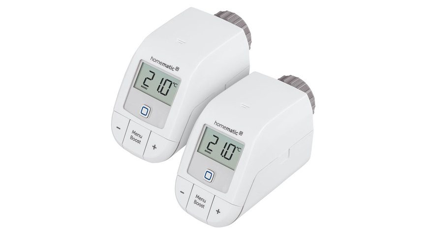 Homematic IP Smart Home 2er-Set Heizkörperthermostat Basic, HmIP-eTRV-B-2