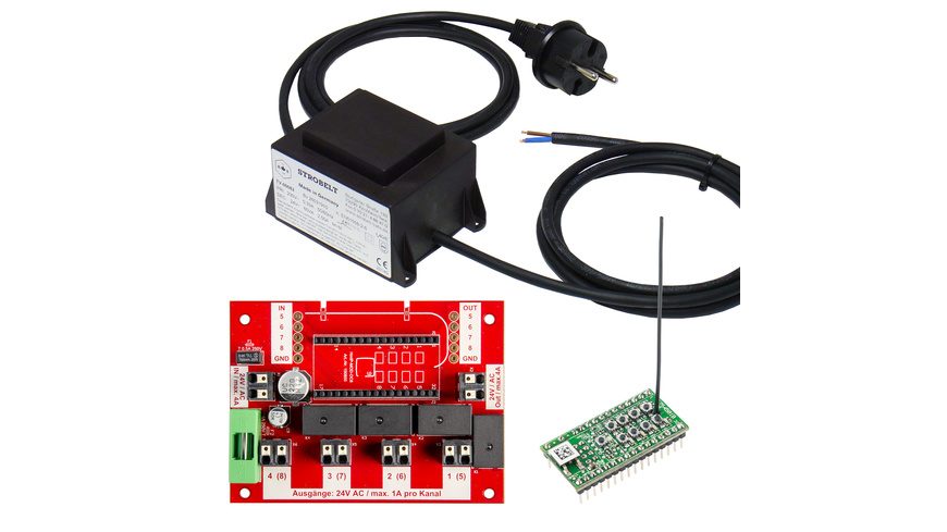 ELV Smart Home Set Garten Ventil Interface ELV-SH-GVI inkl. HmIP-MOD-OC8 + Netzteil