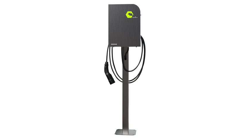Renz Wallbox POWER2CAR STEEL, 3,7 - 11 kW, 5-m-Kabel, förderfähig