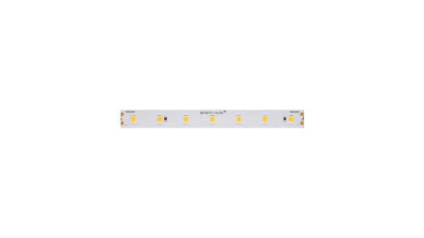 Beneito 5-m-LED-Streifen FINE-84, 24 W, 24 V DC, 3000 K, 90 Ra, 4,8 W/m, 441 lm/m, 70 LEDs/m, IP65