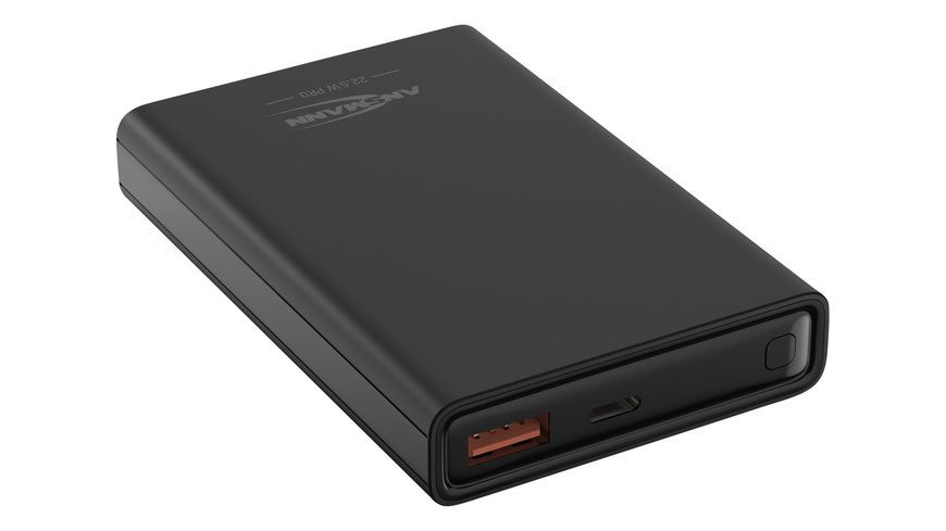 Ansmann PB222PD Powerbank 10000 mAh LiPo USB-A, USB-C® Schwarz Statusanzeige