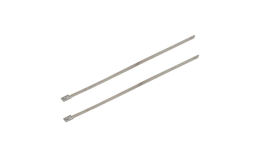 REV Ritter Kabelbinder, Edelstahl, 300 x 4,4 mm, 10 Stück