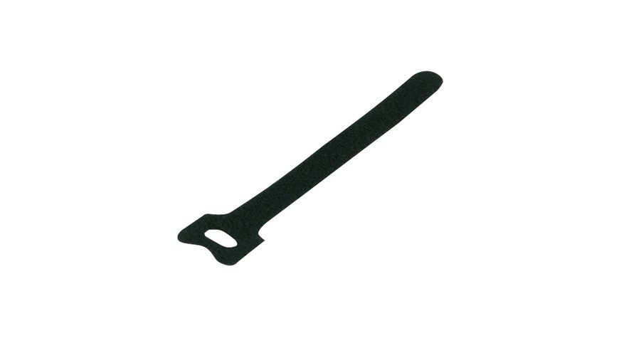REV Ritter Klettband, 125 x12mm, 5 Stück, Schwarz