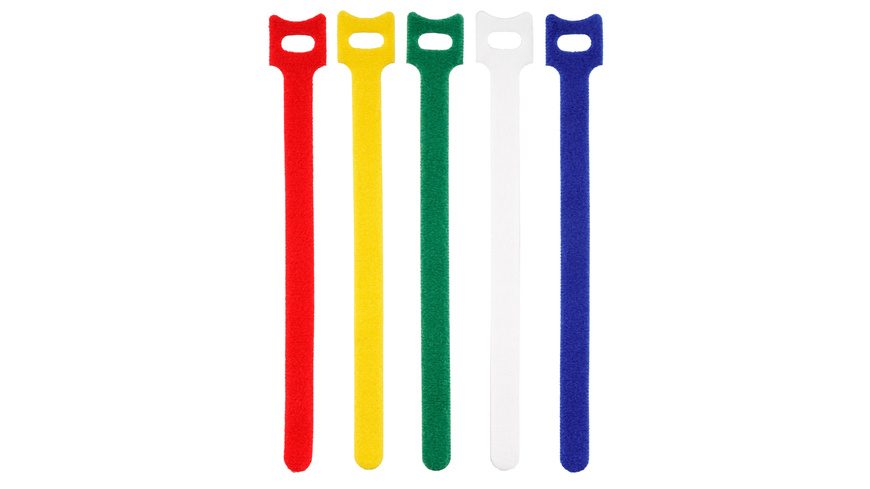 REV Ritter Klettband, 200 x12mm, 5 Stück, verschiedene Farben
