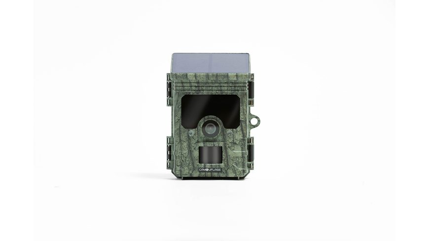 Camouflage EZ-Solar Wildkamera 46 Megapixel inkl. Solarladegerät mit Li-Ion-Akku, WLAN Camouflage