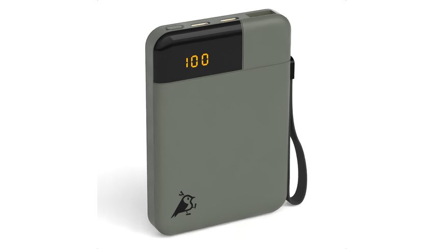 Aqiila Powerbird B5M Powerbank 5000 mAh LiPo USB-A, USB-C® Moosgrün