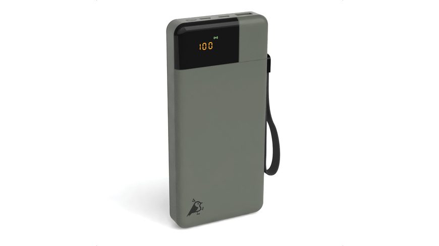 Aqiila Powerbird B20M Powerbank 20000 mAh LiPo USB-A, USB-C® Moosgrün