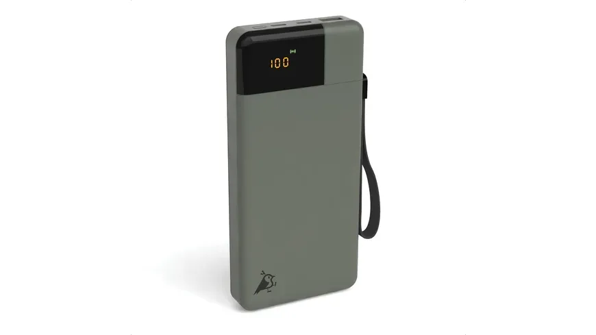 Aqiila Powerbird B20M Powerbank 20000 mAh LiPo USB-A, USB-C® Moosgrün