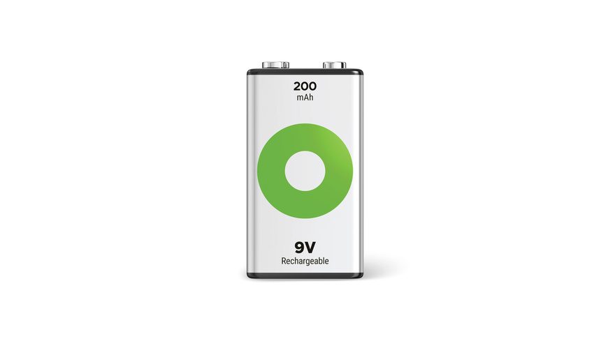 GP 9V Akku NiMH 200 mAh RECYKO, 8,4V, 1 Stück