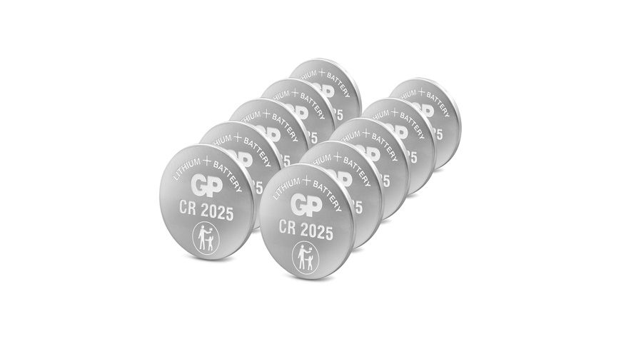 GP Knopfzelle CR2025 3 V 10 St. Lithium GPCR2025STD955C10