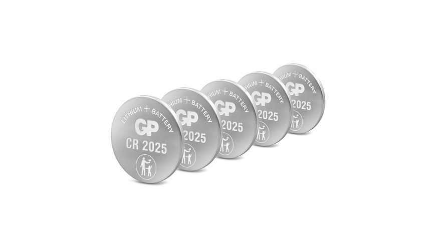 GP Batteries CR2025 Knopfzelle CR 2025 Lithium 160 mAh 3 V 5 St.