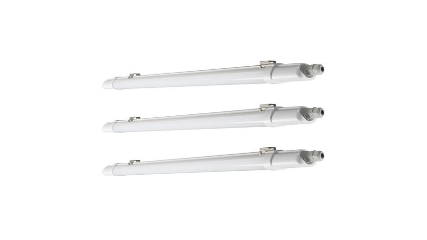 Osram 3er-Set Feuchtraumleuchte Submarine, 0.6M, 10W, 4000K, weiß