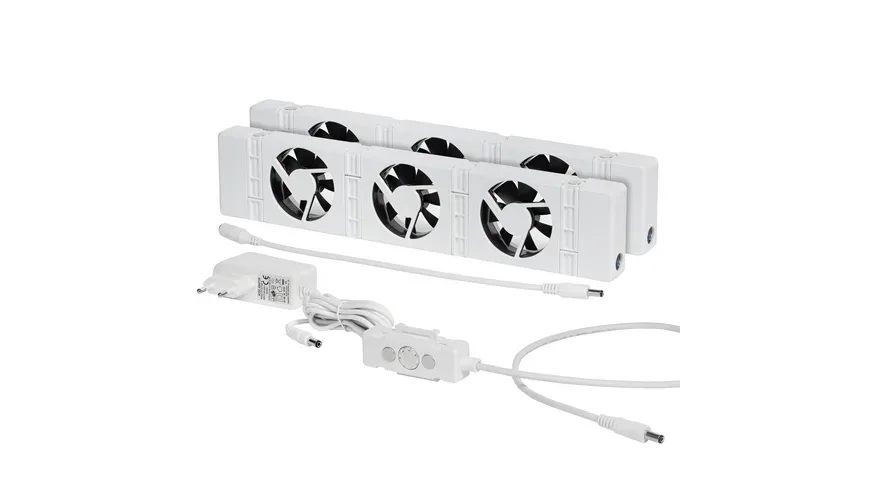 SpeedComfort Heizkörperventilator Duo-Set, weiß