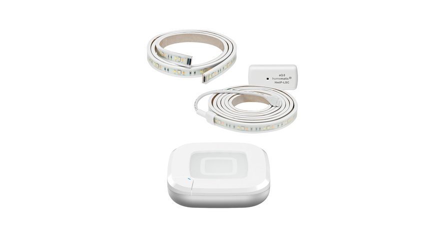 Homematic IP Smart Home Set Licht mit Access Point 2, Lightstrip Set + Erweiterung