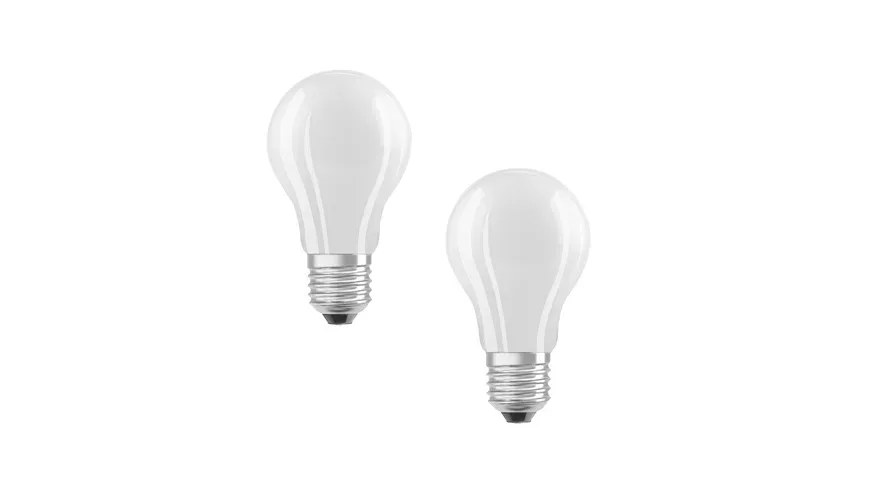 OSRAM HOMELIGHTING 4099854253485 LED EEK A (A - G) E27 Glühlampenform 2.2 W = 40 W Warmweiß (Ø x H) 60 mm x 60 mm 2 St.