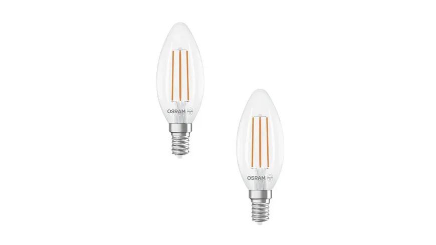 OSRAM HOMELIGHTING 4099854255472 LED EEK A (A - G) E14 Kerzenform 2.2 W = 40 W Warmweiß (Ø x H) 35 mm x 35 mm 2 St.