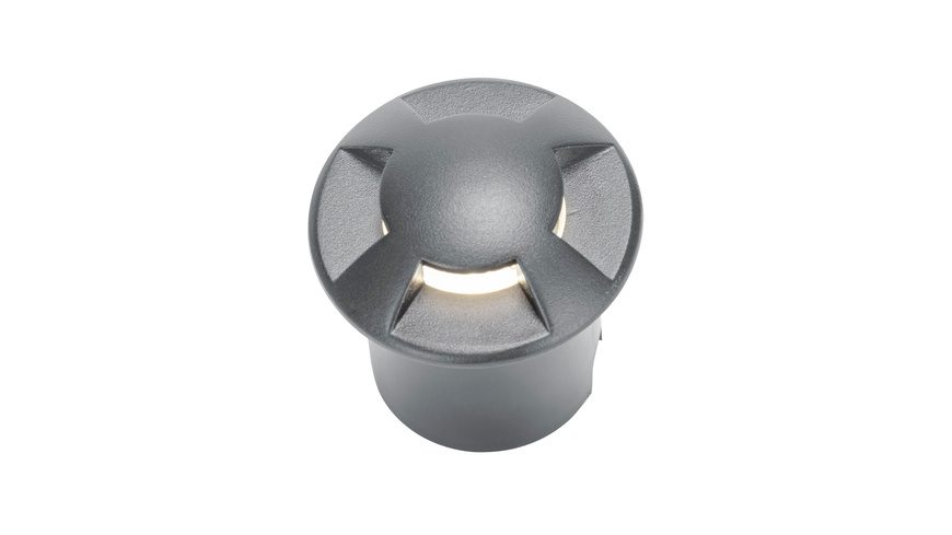 Die Bold Aluminium LED Bodenleuchte, DC 24V, 1W,3000K