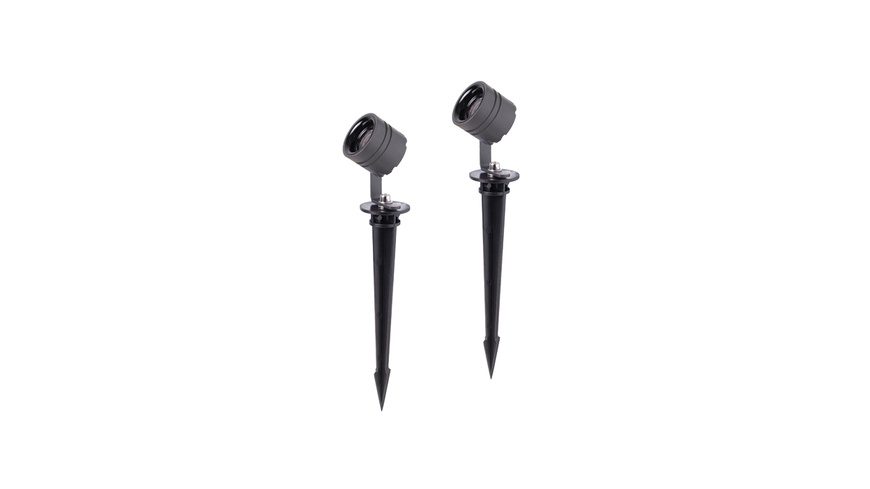 Die Bold 24V-Garten Set LED Gartenstrahler, DC 24V, 3W, 30000, 2er Set