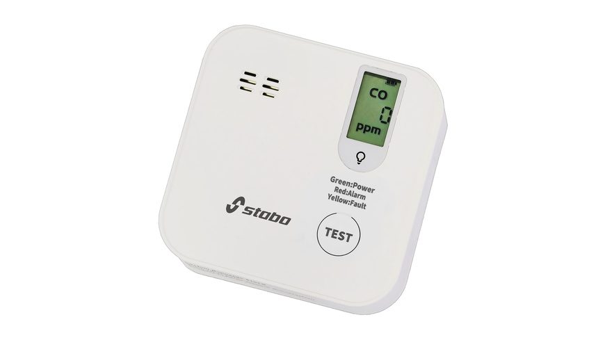 Stabo CO-Alarm IV Kohlenmonoxid-Melder batteriebetrieben detektiert Kohlenmonoxid
