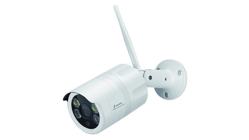 Stabo outdoorcam HD 110° 51096 WLAN IP Überwachungskamera 1920 x 1080 Pixel