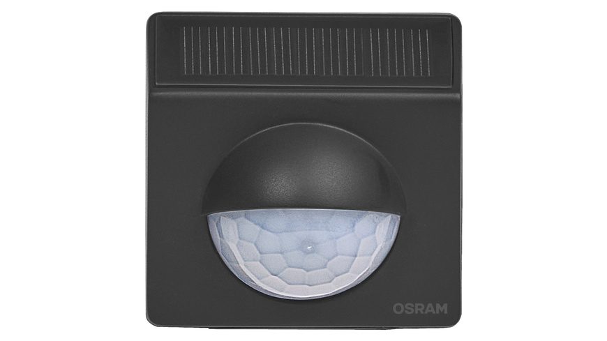 Osram SMART+ Smart Home Bewegungsmelder mit Solarmodul, WLAN, anthrazit