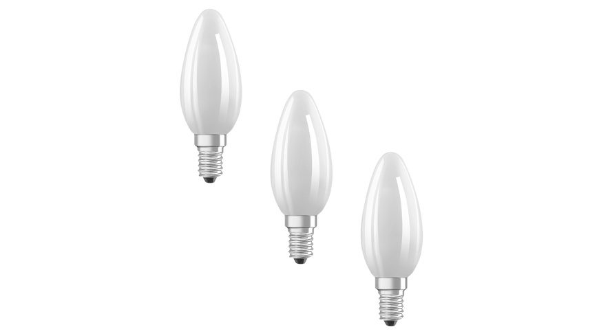 OSRAM HOMELIGHTING 4058075592551 LED EEK D (A - G) E14 Kerzenform 5.5 W = 60 W Warmweiß (Ø x L) 35 mm x 100 mm 3 St.