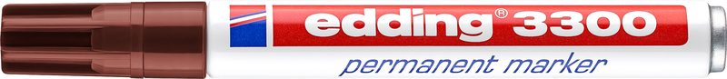 EDDING Permanent Marker 3300 1-5mm 3300-7 braun