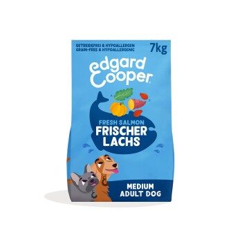 Edgard & Cooper Trockenfutter für Hunde, Adult, Frischer norwegischer Lachs 7 kg