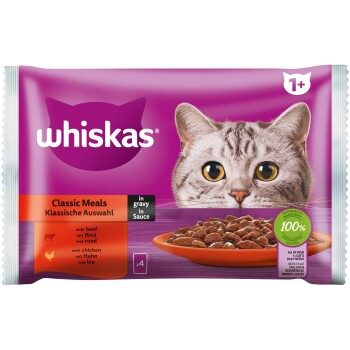 Whiskas Adult 4x85g Klassische Auswahl