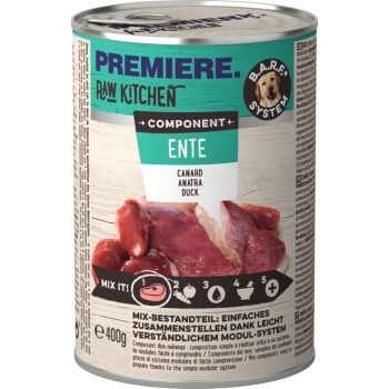 PREMIERE RAW KITCHEN Nassfutter Hund Adult Component, Ente 24x400 g
