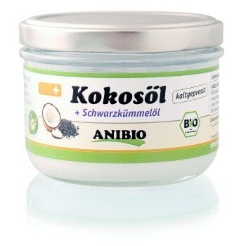 Anibio Kokosöl und Schwarzkümmel 200ml