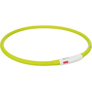 Trixie Flash Leuchtring USB, XS-XL 70 cm/ø 10 mm grün