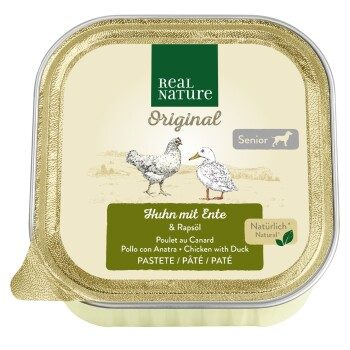 REAL NATURE Senior Huhn und Ente 17x100 g