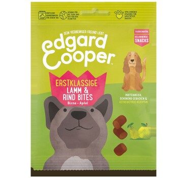 Edgard & Cooper Bites 2x50g Lamm und Rind mit Birne und Apfel