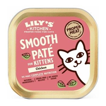 LILY'S KITCHEN Nassfutter Kitten Smooth Patè Huhn 38x85 g